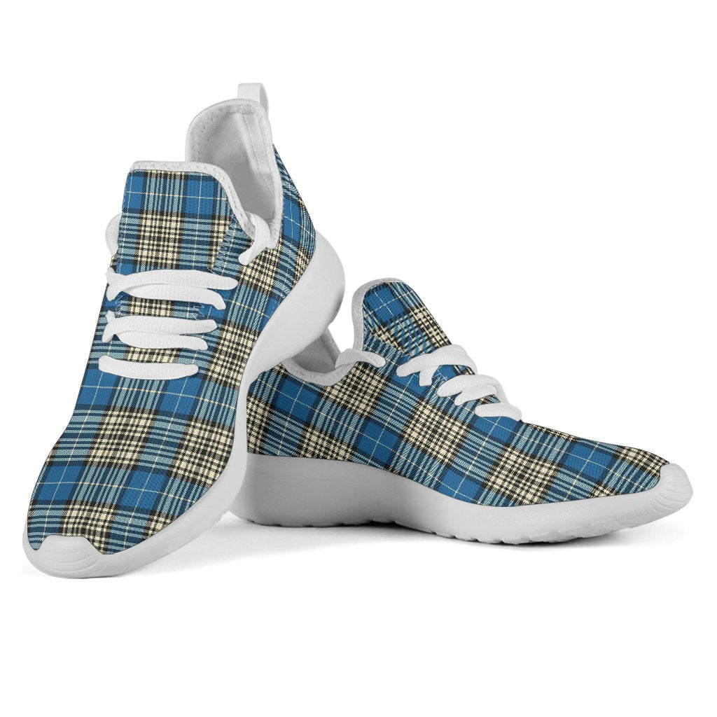 Napier Ancient Tartan Plaid Mesh Knit Sneakers