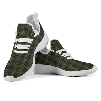 Davidson Tulloch Dress Tartan Plaid Mesh Knit Sneakers