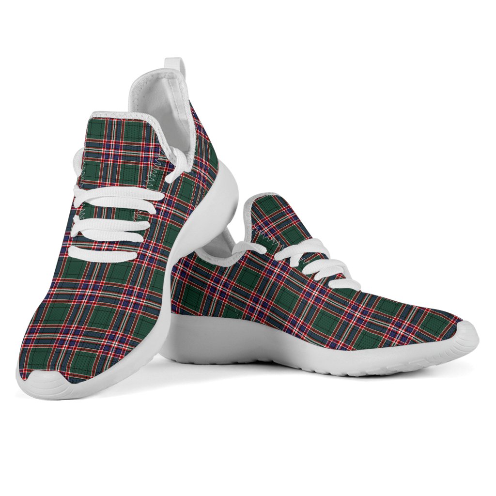 MacFarlane Hunting Modern Tartan Plaid Mesh Knit Sneakers