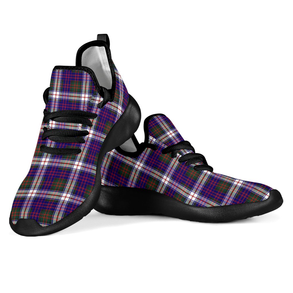 MacDonald Dress Modern Tartan Plaid Mesh Knit Sneakers