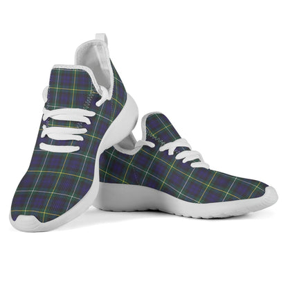 Campbell Argyll Modern Tartan Plaid Mesh Knit Sneakers