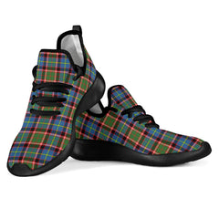 Aikenhead Tartan Plaid Mesh Knit Sneakers