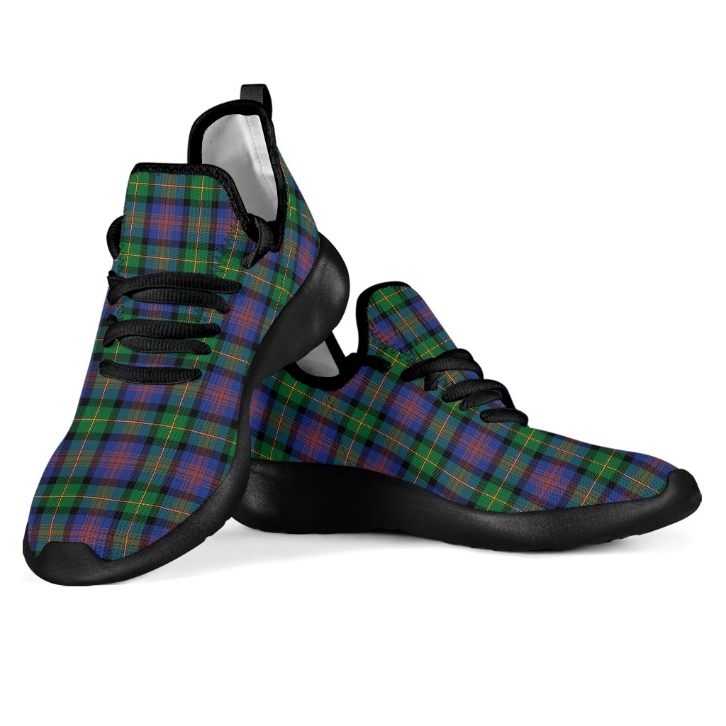 Logan Ancient Tartan Plaid Mesh Knit Sneakers