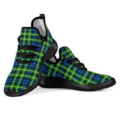 Campbell of Breadalbane Ancient Tartan Plaid Mesh Knit Sneakers