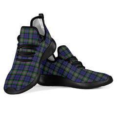 Baird Modern Tartan Plaid Mesh Knit Sneakers