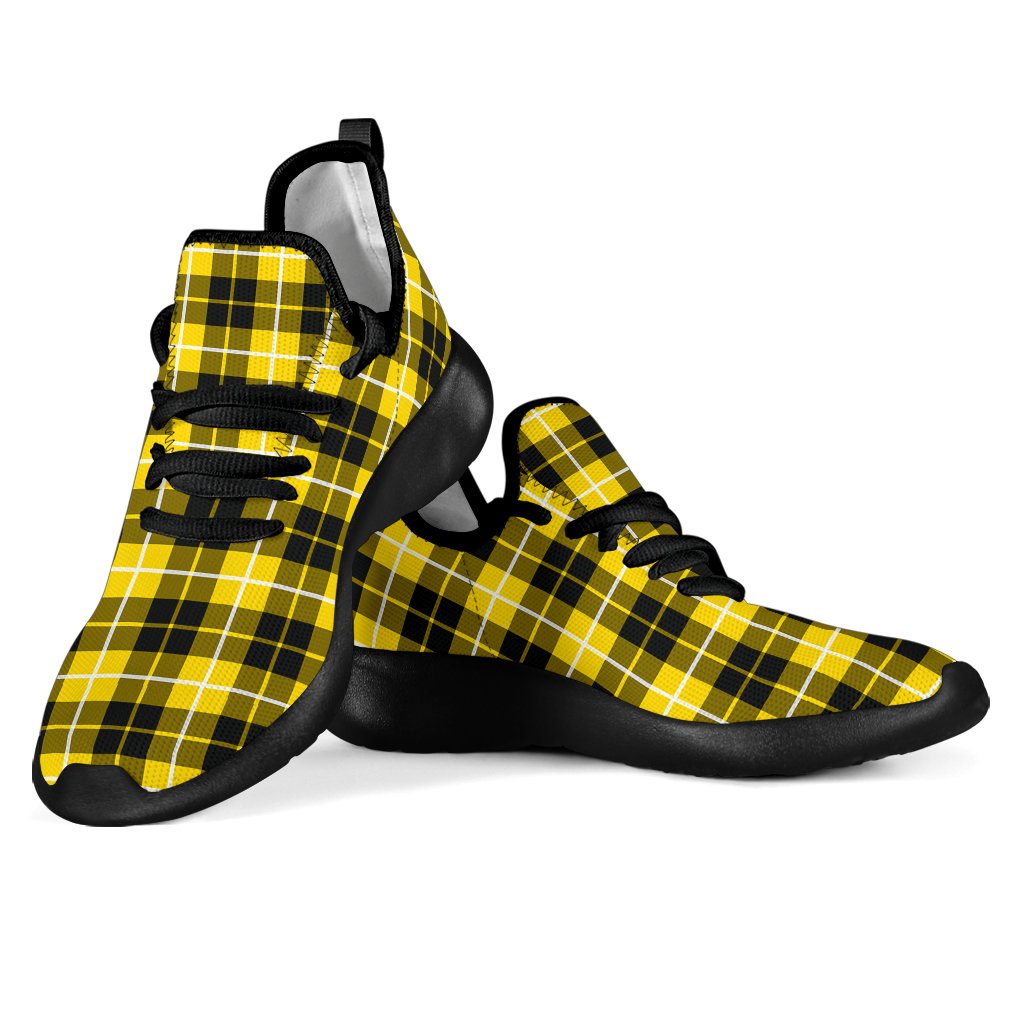 Barclay Dress Modern Tartan Plaid Mesh Knit Sneakers
