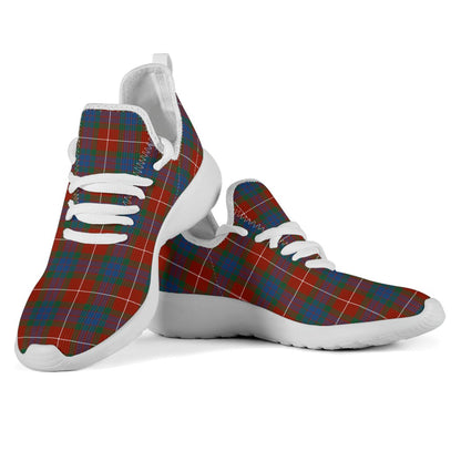 Fraser Ancient Tartan Plaid Mesh Knit Sneakers