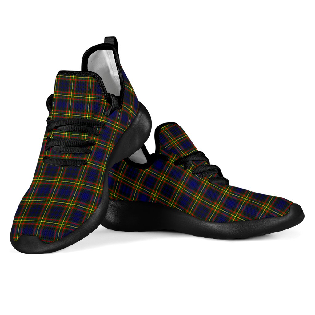 MacLellan Modern Tartan Plaid Mesh Knit Sneakers