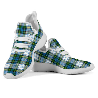 Campbell Dress Tartan Plaid Mesh Knit Sneakers