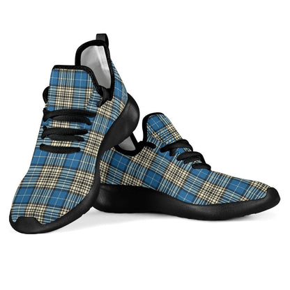 Napier Ancient Tartan Plaid Mesh Knit Sneakers