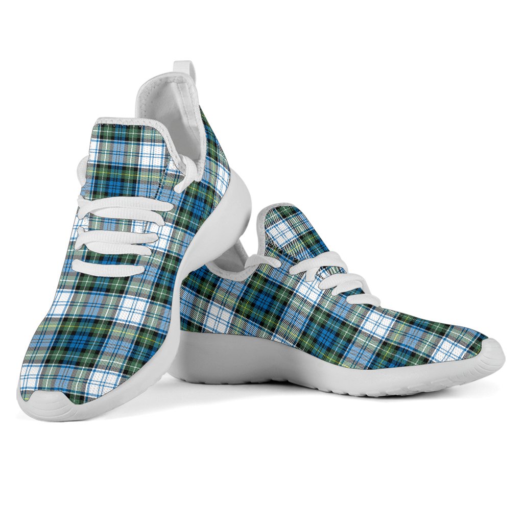 Campbell Dress Ancient Tartan Plaid Mesh Knit Sneakers