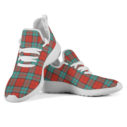 Dunbar Ancient Tartan Plaid Mesh Knit Sneakers