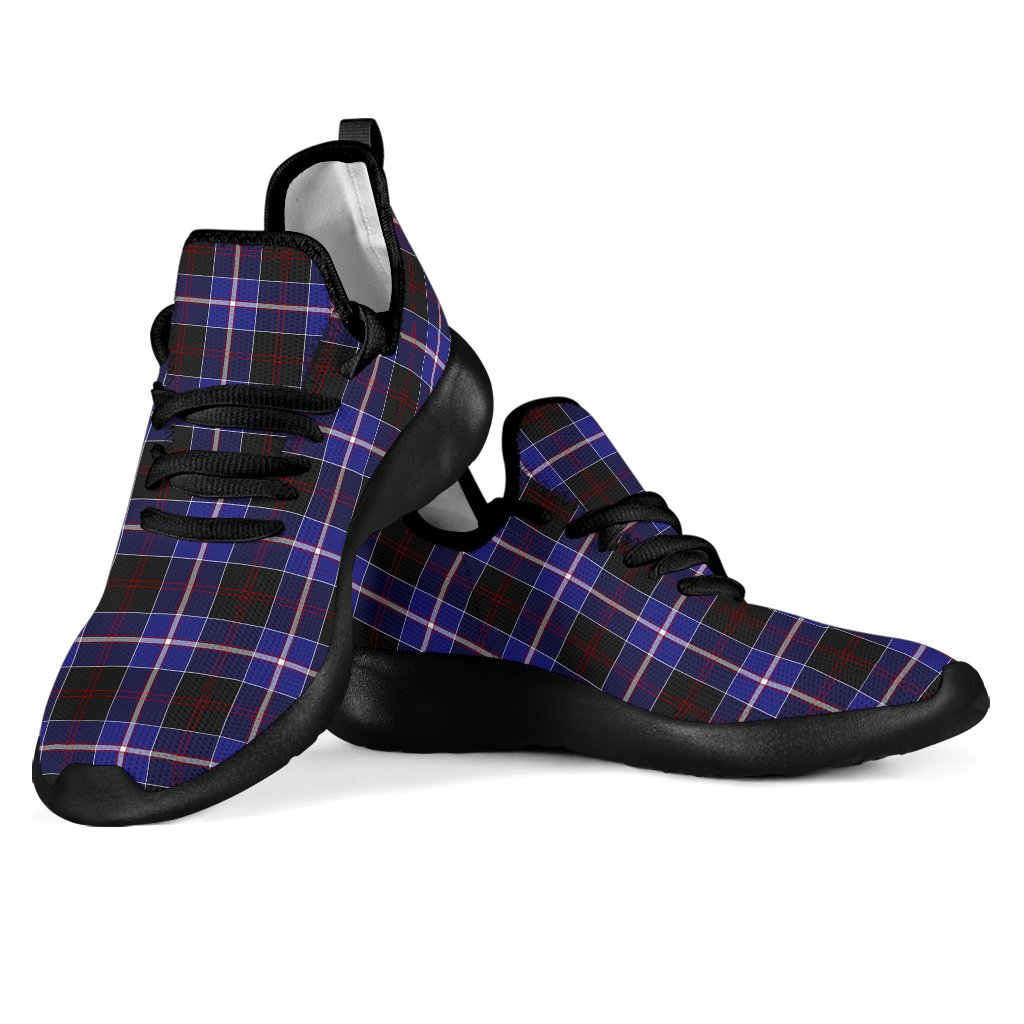 Dunlop Modern Tartan Plaid Mesh Knit Sneakers