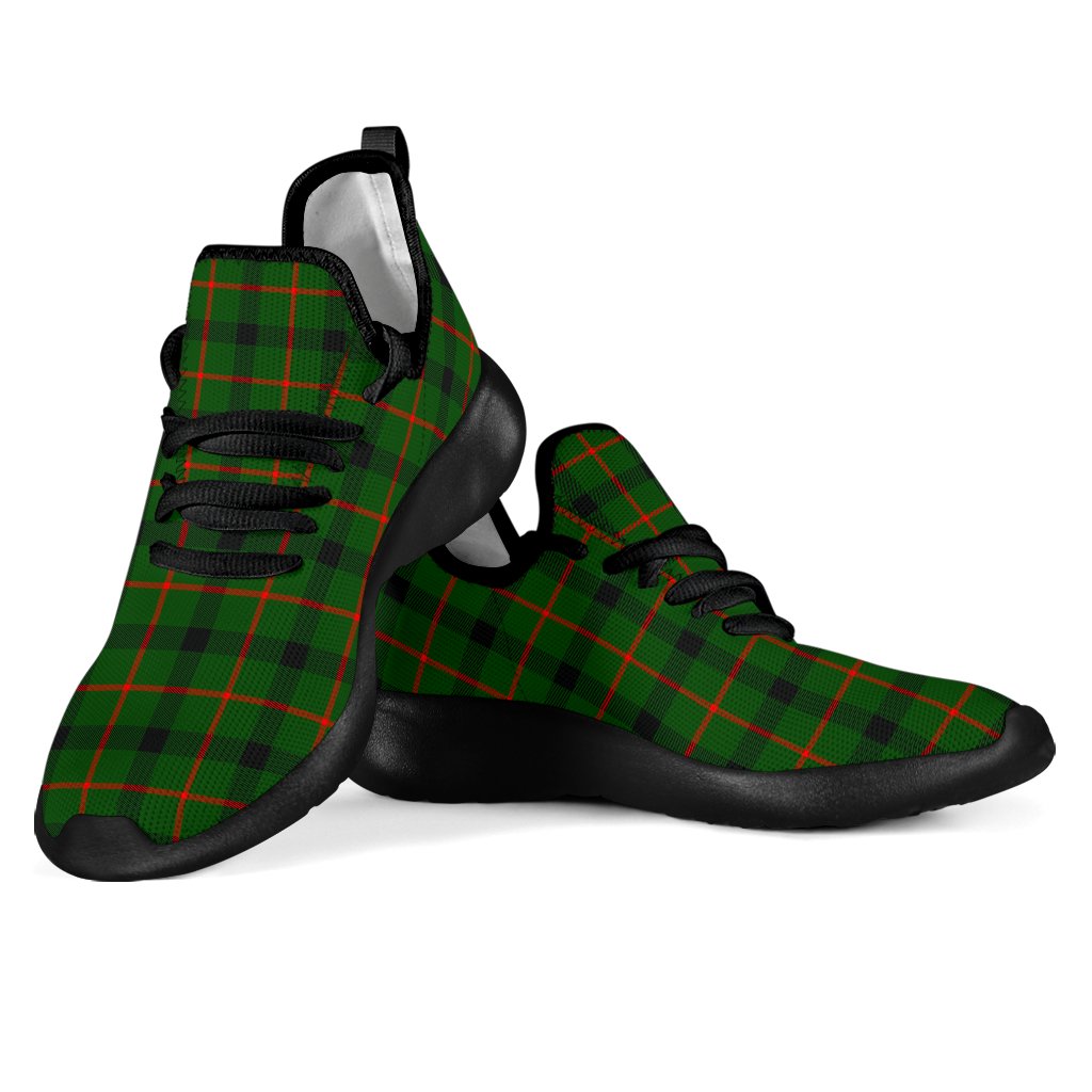 Kincaid Modern Tartan Plaid Mesh Knit Sneakers