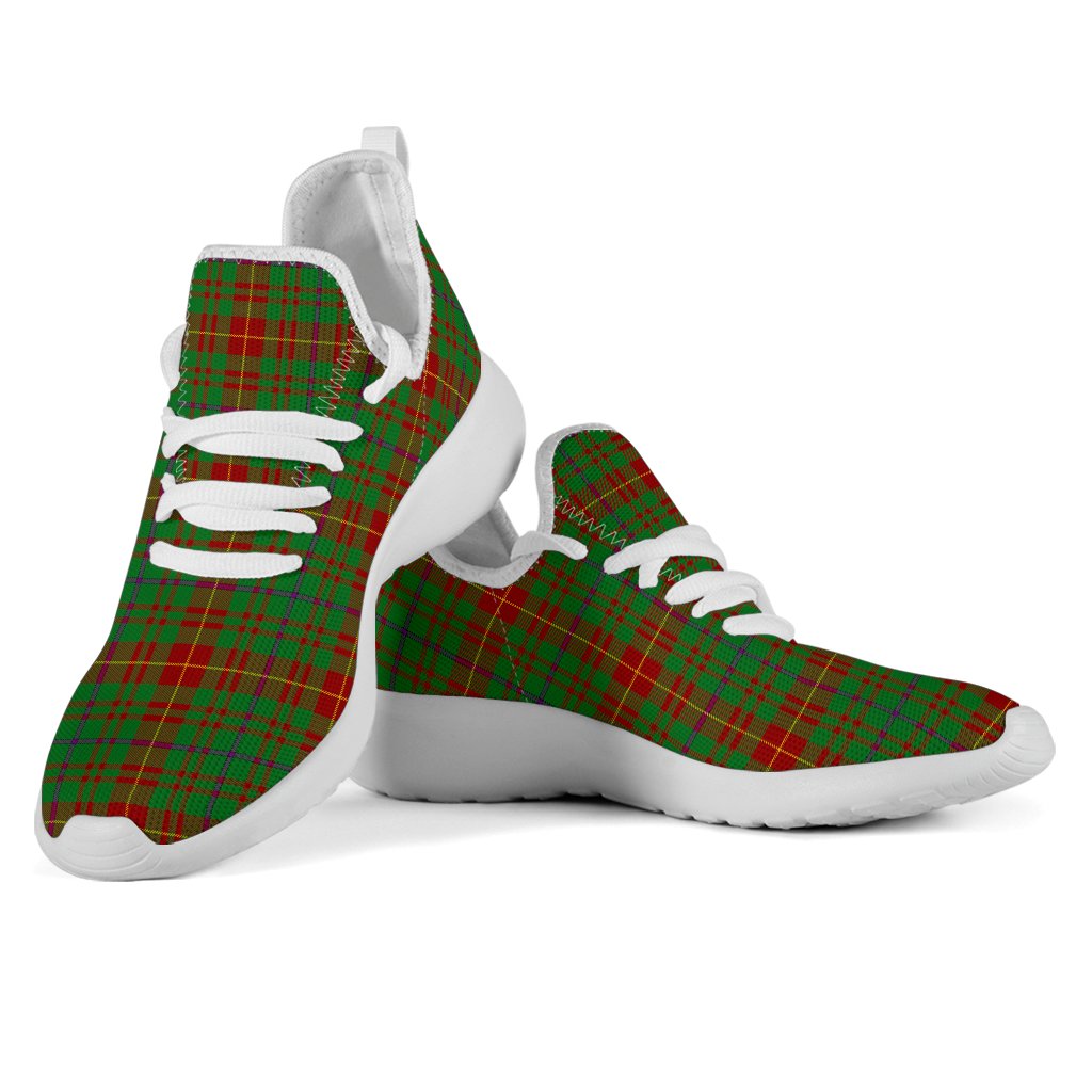 Fulton Tartan Plaid Mesh Knit Sneakers