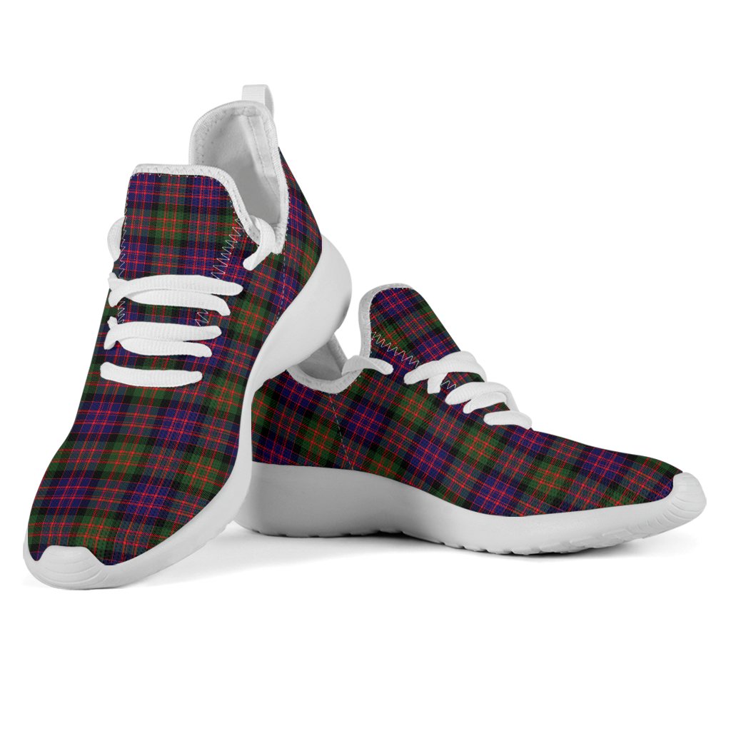 MacDonald Modern Tartan Plaid Mesh Knit Sneakers