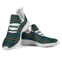 Allison Tartan Plaid Mesh Knit Sneakers
