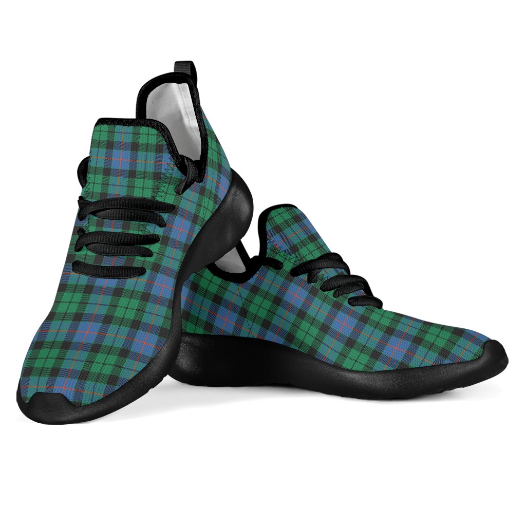 Morrison Ancient Tartan Plaid Mesh Knit Sneakers