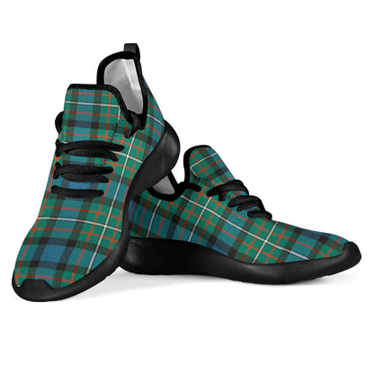 FERGUSON ANCIENT Tartan Plaid Mesh Knit Sneakers