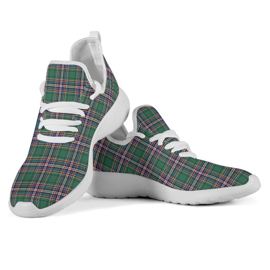 MacFarlane Hunting Ancient Tartan Plaid Mesh Knit Sneakers