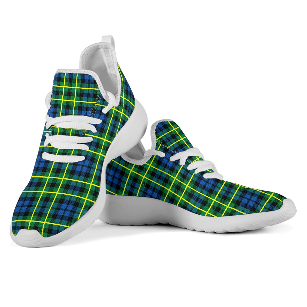 Campbell of Breadalbane Ancient Tartan Plaid Mesh Knit Sneakers