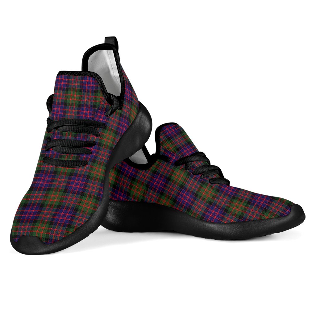 MacDonald Modern Tartan Plaid Mesh Knit Sneakers
