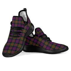 MacDonald Modern Tartan Plaid Mesh Knit Sneakers