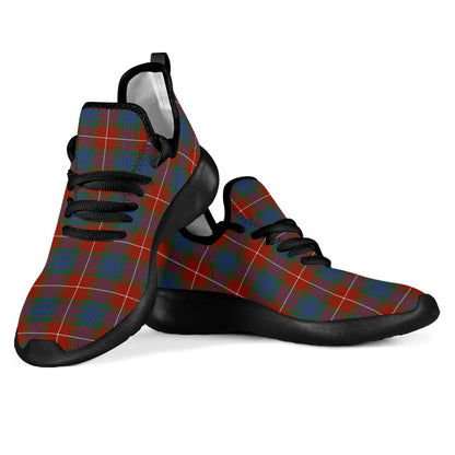 Fraser Ancient Tartan Plaid Mesh Knit Sneakers