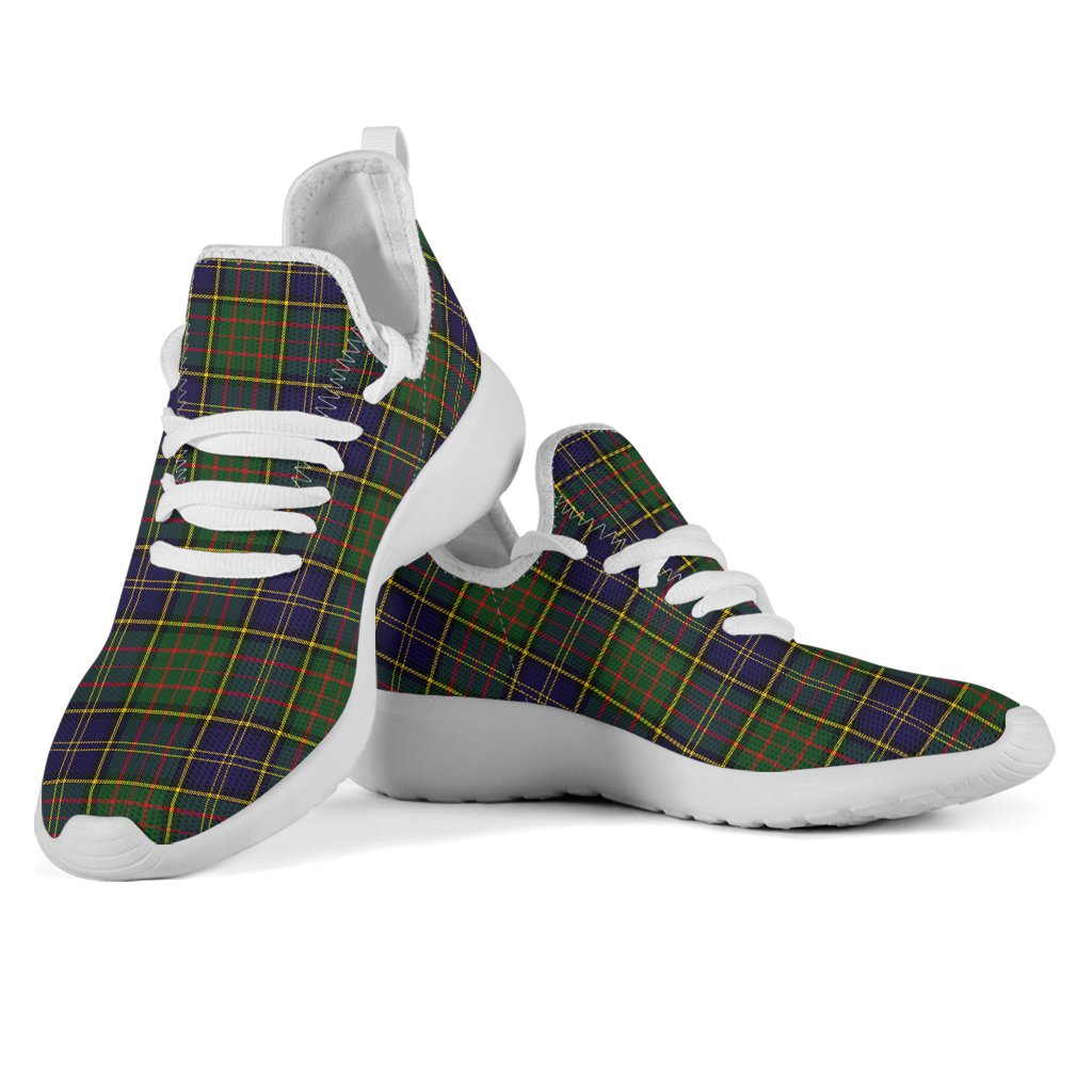 MacMillan Hunting Modern Tartan Plaid Mesh Knit Sneakers