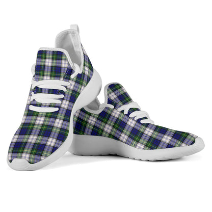 Gordon Dress Modern Tartan Plaid Mesh Knit Sneakers