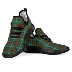 Gayre Tartan Plaid Mesh Knit Sneakers