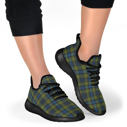 MacLellan Ancient Tartan Plaid Mesh Knit Sneakers