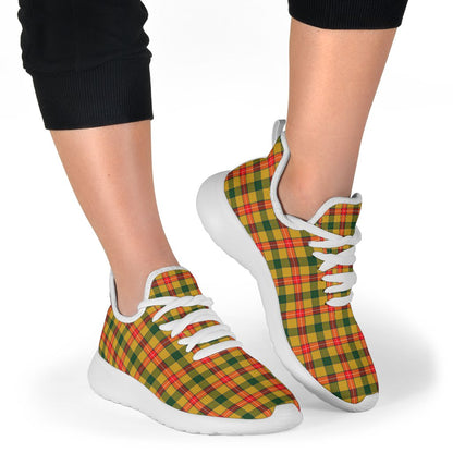 Baxter Tartan Plaid Mesh Knit Sneakers