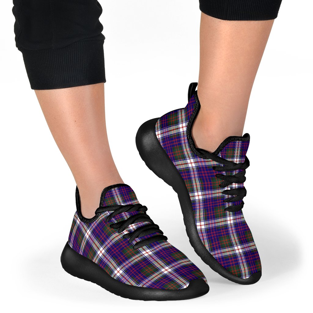 MacDonald Dress Modern Tartan Plaid Mesh Knit Sneakers