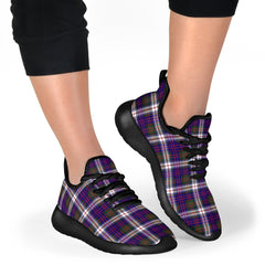 MacDonald Dress Modern Tartan Plaid Mesh Knit Sneakers
