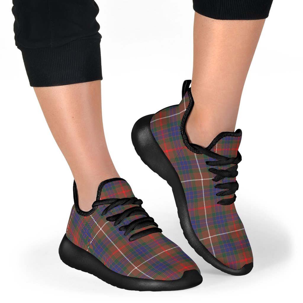 Fraser Hunting Modern Tartan Plaid Mesh Knit Sneakers