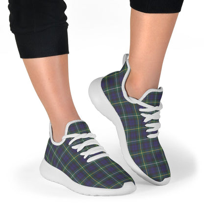 Campbell Argyll Modern Tartan Plaid Mesh Knit Sneakers