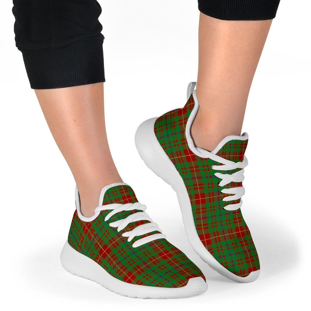 Fulton Tartan Plaid Mesh Knit Sneakers