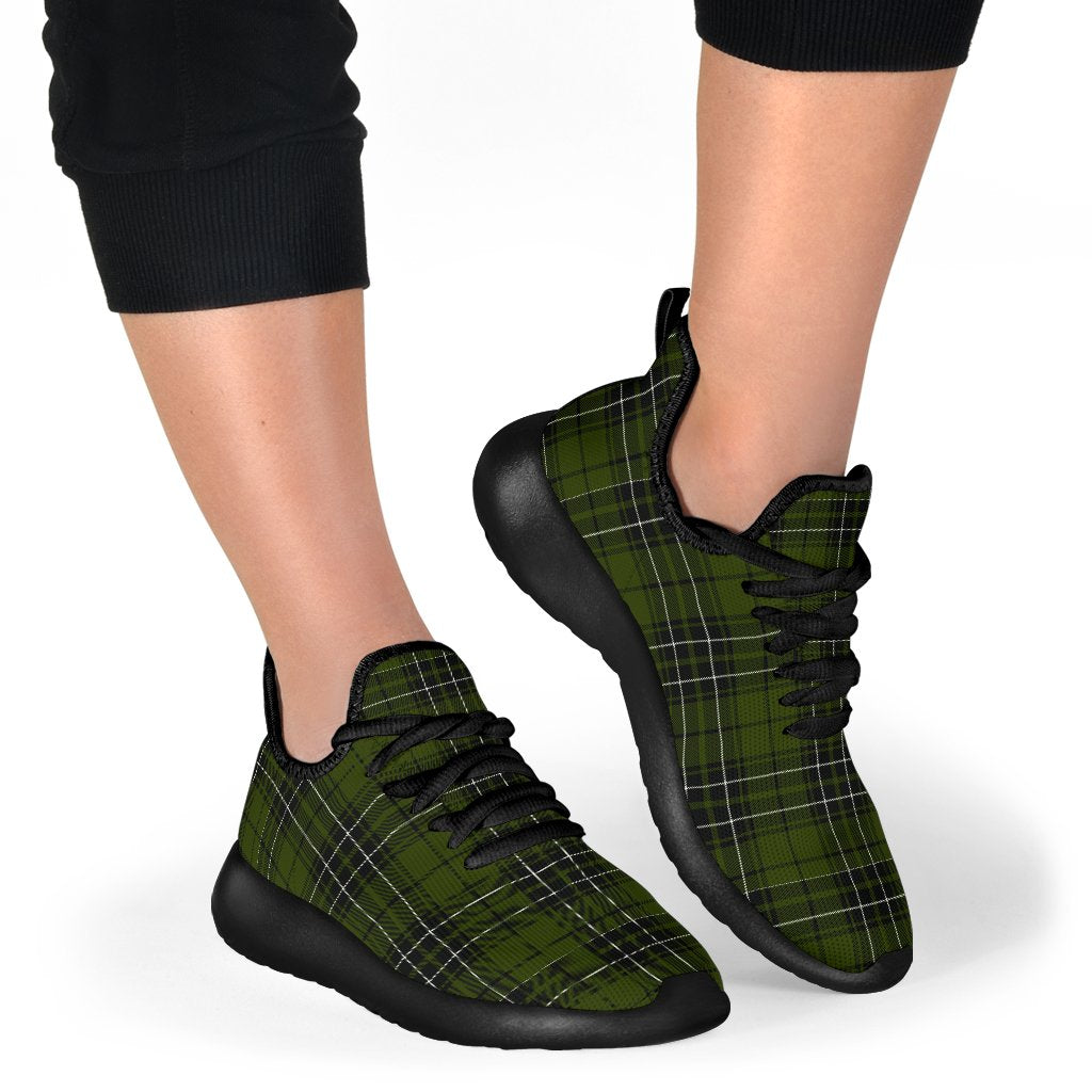 MacLean Hunting Tartan Plaid Mesh Knit Sneakers