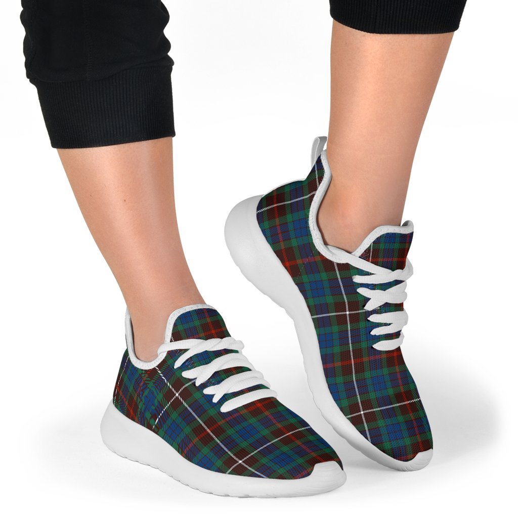 Fraser Hunting Tartan Plaid Mesh Knit Sneakers