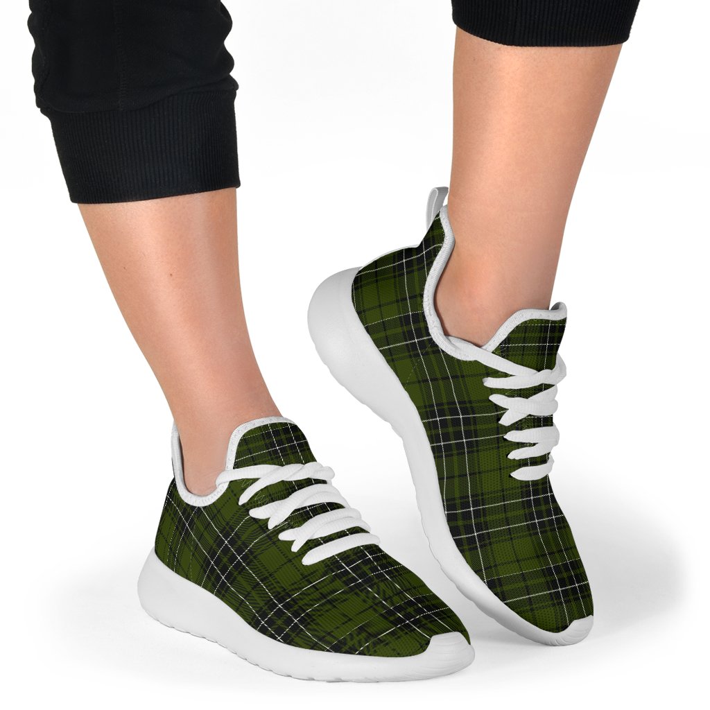 MacLean Hunting Tartan Plaid Mesh Knit Sneakers