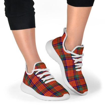 Nicolson Ancient Tartan Plaid Mesh Knit Sneakers