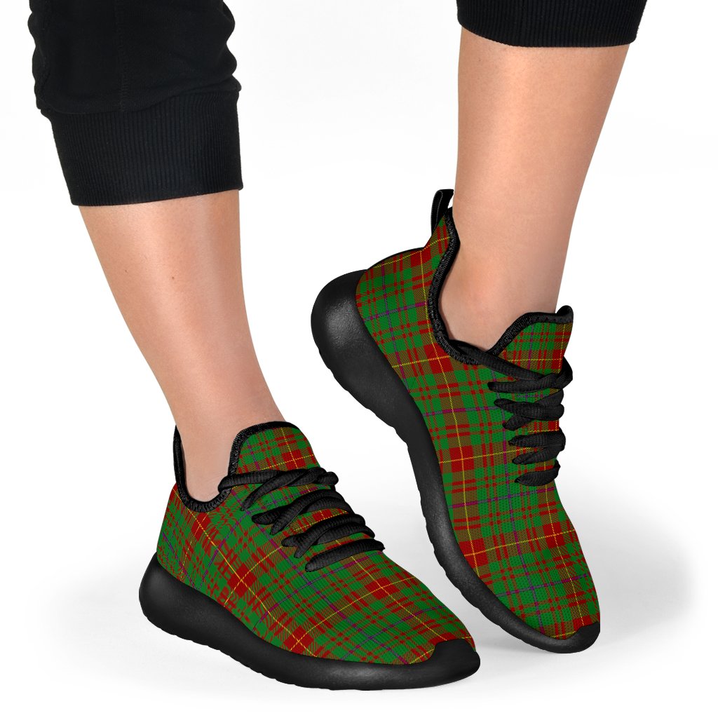 Fulton Tartan Plaid Mesh Knit Sneakers