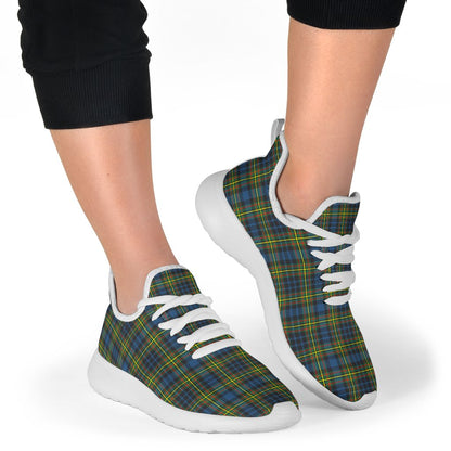 MacLellan Ancient Tartan Plaid Mesh Knit Sneakers