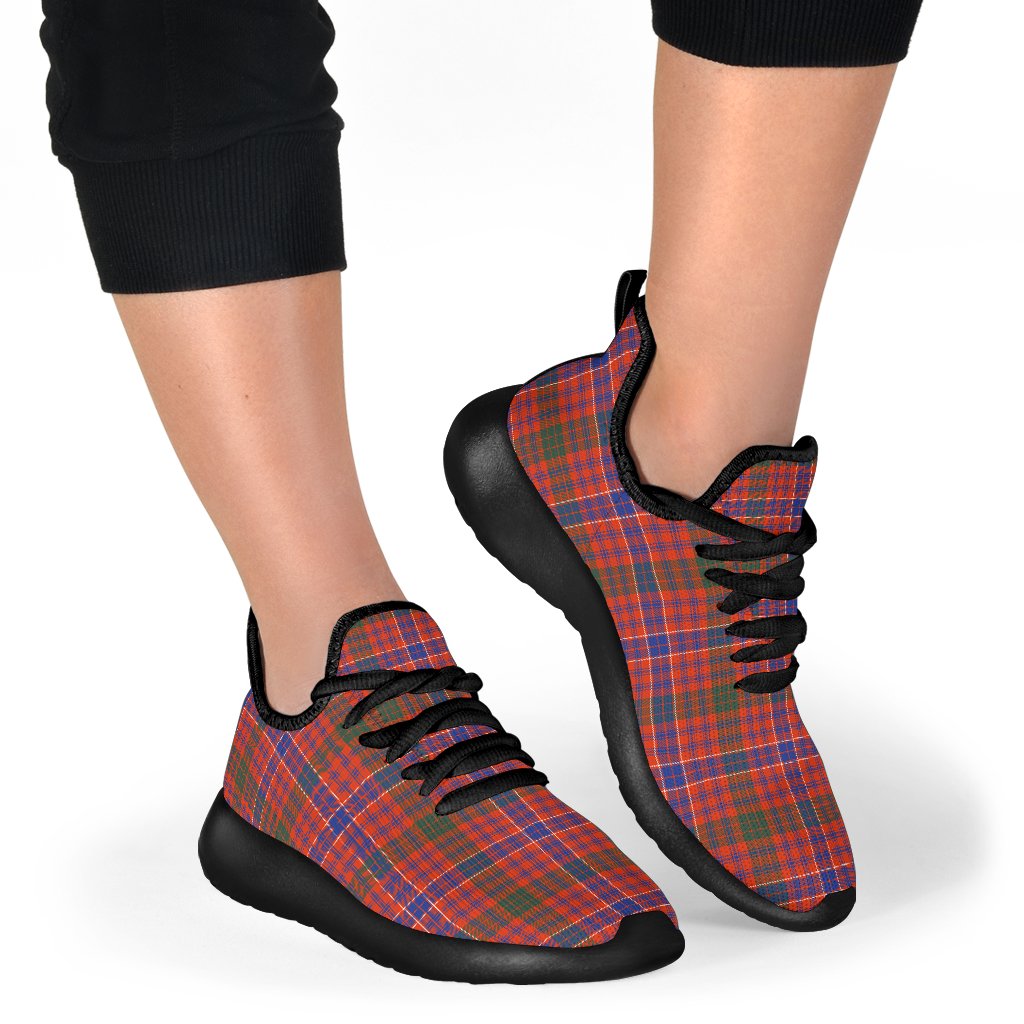 MacRae Ancient Tartan Plaid Mesh Knit Sneakers