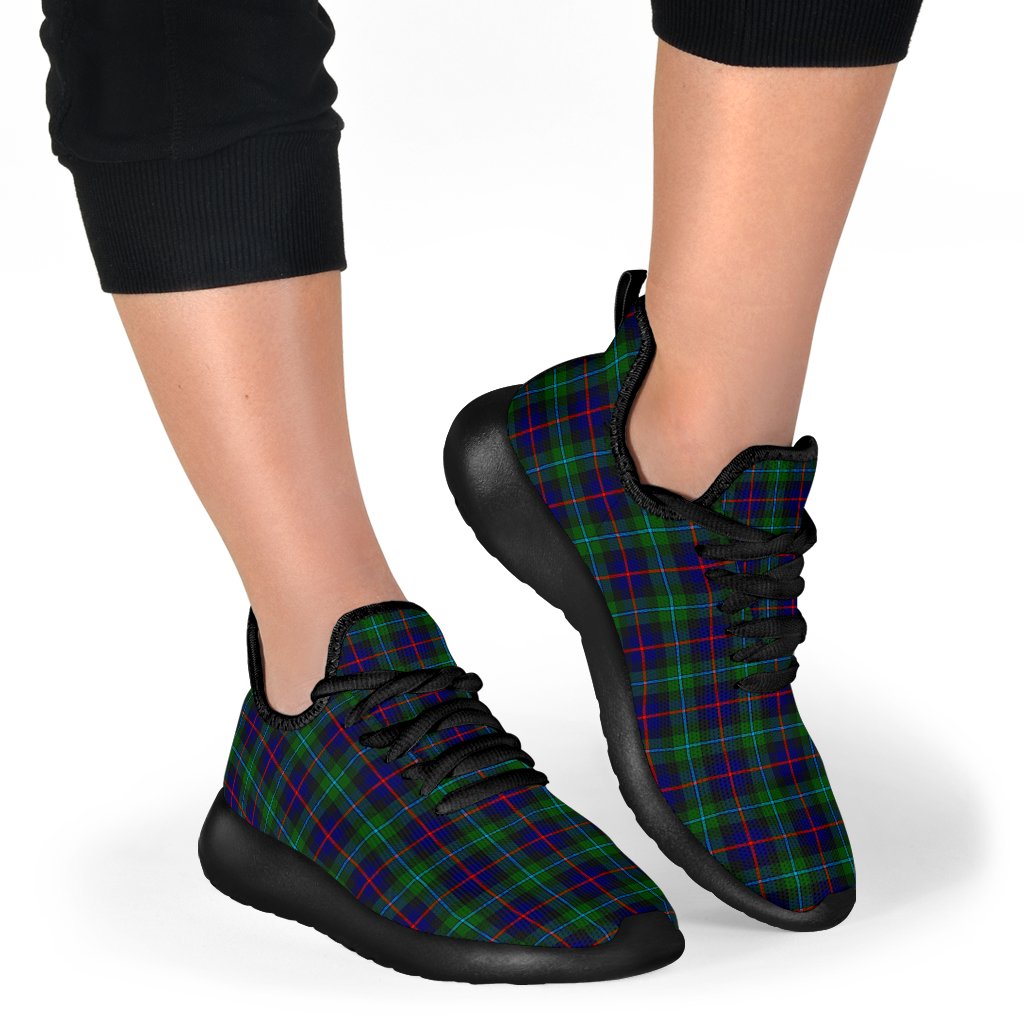 Campbell of Cawdor Modern Tartan Plaid Mesh Knit Sneakers