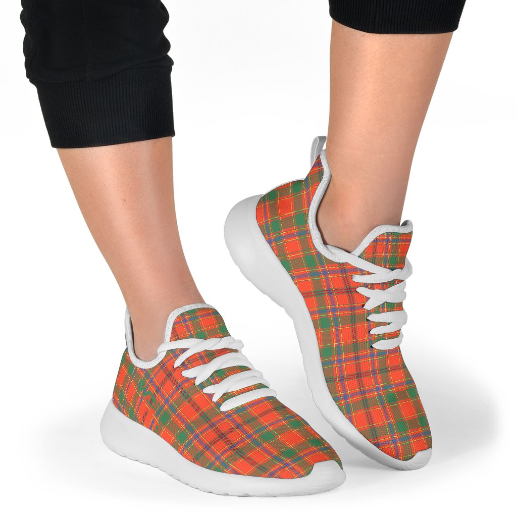 Munro Ancient Tartan Plaid Mesh Knit Sneakers