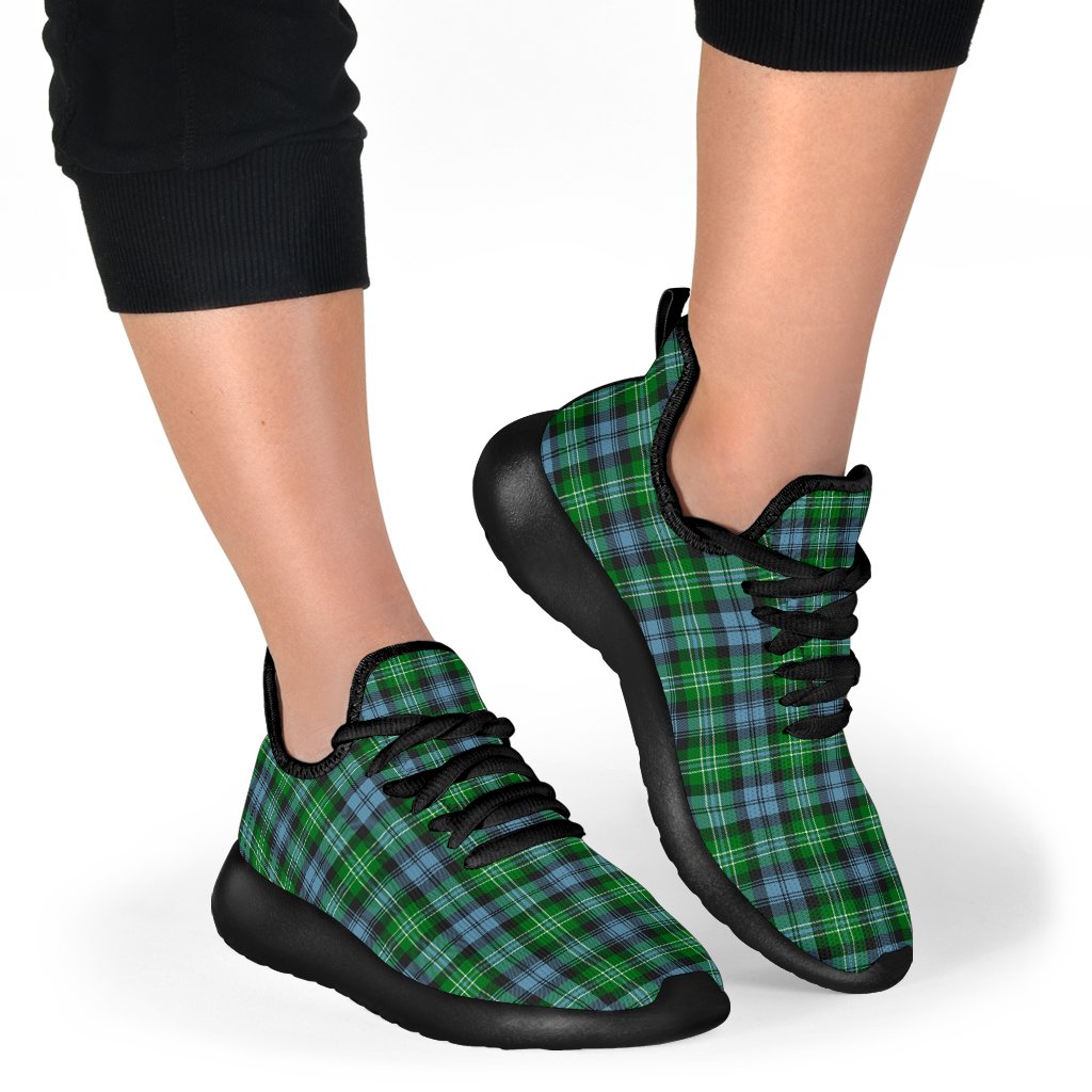 Arbuthnot Ancient Tartan Plaid Mesh Knit Sneakers