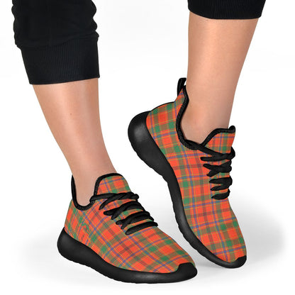 Munro Ancient Tartan Plaid Mesh Knit Sneakers