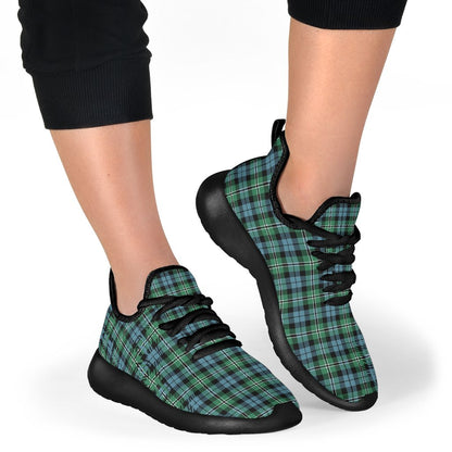 Melville Tartan Plaid Mesh Knit Sneakers